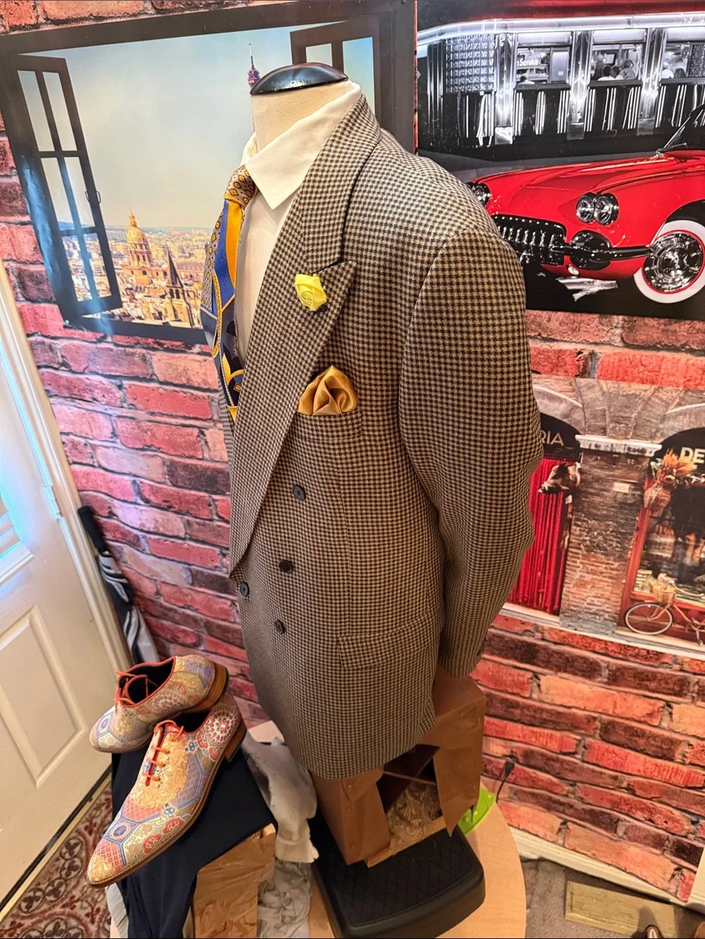 LEVETI Made in Italy Double Breasted Coat